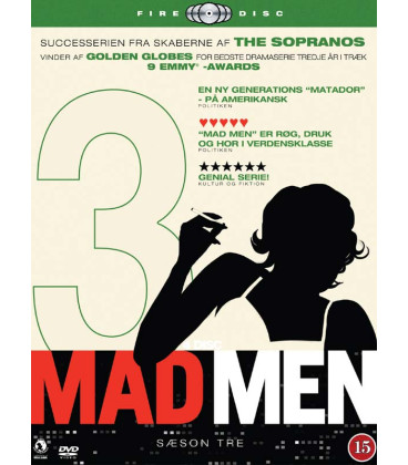 Mad Men: Sæson 3 - 4 DVD - BRUGT