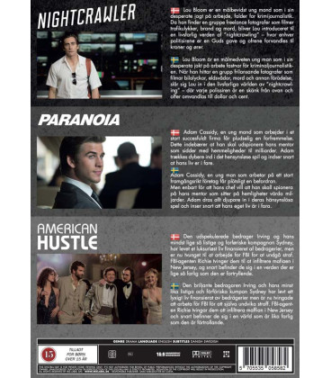Nightcrawler / Paranoia / American Hustle - DVD - NY I FOLIE