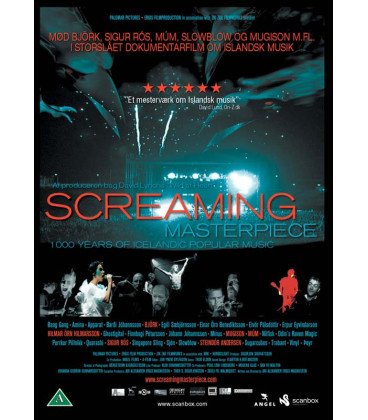 Screaming Masterpiece: 1000 Years of Icelandic Pop Music - DVD - BRUGT