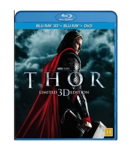 Thor - 3 disc Edition Blu-ray 3D + Blu-ray + DVD