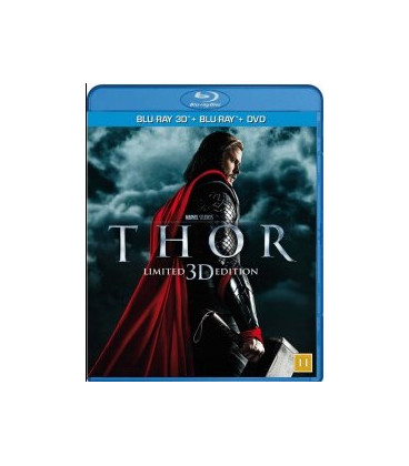 Thor - 3 disc Edition Blu-ray 3D + Blu-ray + DVD