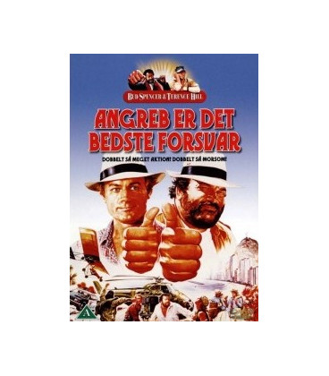 Bud Spencer & Terence Hill - Angreb Er Det Bedste Forsvar - DVD - BRUGT