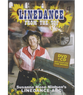 Linedance from the top - Susanne Mose Nielsen - CD + DVD - BRUGT