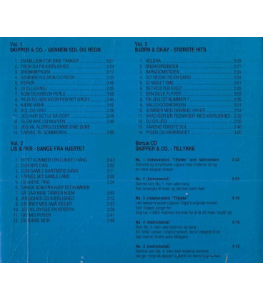 De Bedste Fra Dansk Toppen 4 CD Box - BRUGT