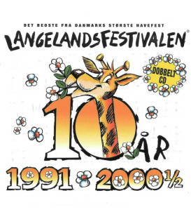 Det Bedste Fra Danmarks Største Havefest - Langelandsfestivalen 10 År 1991 - 2000  - 2 CD - BRUGT