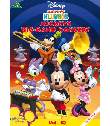 Mickeys klubhus: Mickeys big-band koncert - DVD - BRUGT