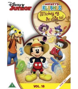Mickeys Klubhus 18: Mickey Og De Vilde Tal - DVD - BRUGT