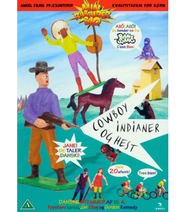 Cowboy, Indianer og Hest (20 afsnit) (Rabalder Bio) - DVD - BRUGT