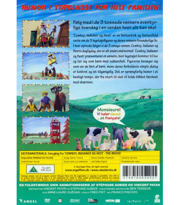 Cowboy, Indianer og Hest (20 afsnit) (Rabalder Bio) - DVD - BRUGT