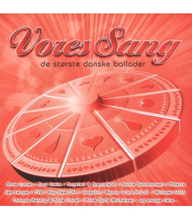 Vores Sang - De Største Danske Ballader - Rød - CD - BRUGT