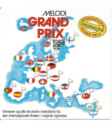 Melodi Grand Prix 1988 - CD - BRUGT