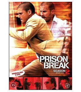 Prison Break: Sæson 2 - 6 DVD - BRUGT