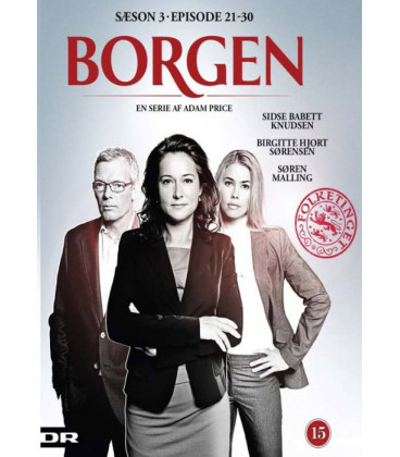 Borgen Sæson 3 (episode 21-30) – 4 DVD - BRUGT