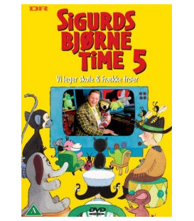 Sigurds Bjørnetime 5: Vi Leger Skole & Frække Frøer - DVD - BRUGT