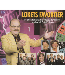 Lokets Favoriter - 3 CD - BRUGT
