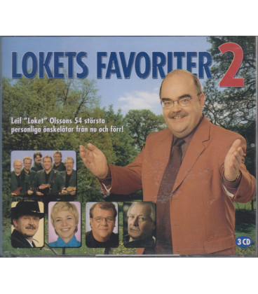 Lokets Favoriter 2 - 3 CD - BRUGT