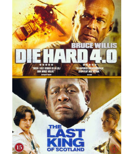 Die Hard 4 / The Last King of Scotland - 2 DVD - BRUGT