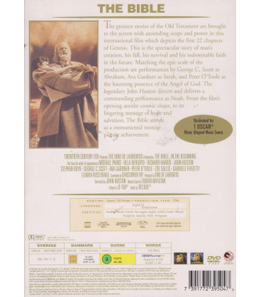 The Bible... In The Beginning - DVD - BRUGT