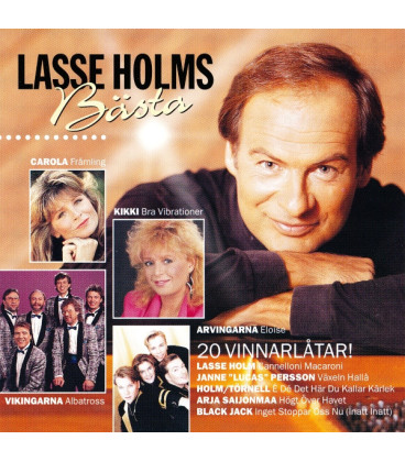 Lasse Holm – Lasse Holms Bästa - CD - BRUGT