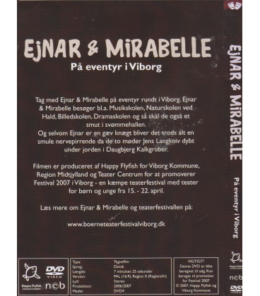 Ejnar & Mirabelle - På eventyr i Viborg - DVD - BRUGT