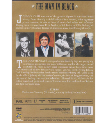 Johnny Cash: The Man In Black - A Documentary - DVD - BRUGT