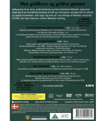 Matador Guld - Nye guldkorn og gyldne gensyn - DVD - BRUGT