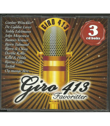 Giro 413 Favoritter - 3 CD - BRUGT