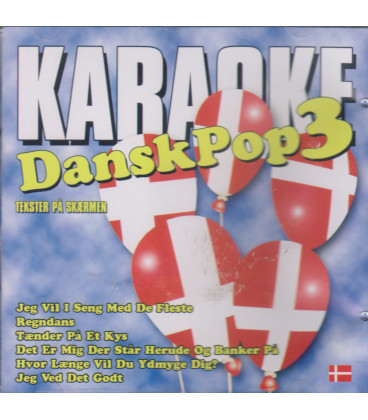 Karaoke - DanskPop 3 - CD - BRUGT