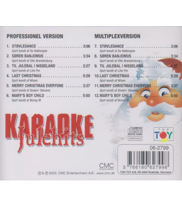 Karaoke - Julehits - CD - BRUGT