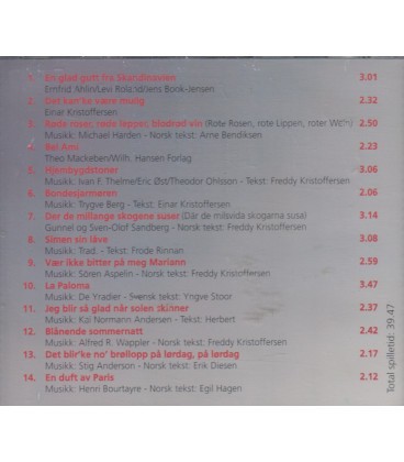 Freddy Kristoffersen - En glad gutt fra Skandinavien - CD - BRUGT