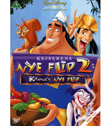 Kejserens nye flip 2: Kronk's nye flip - Disney - DVD - BRUGT