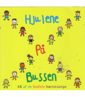 Hjulene på bussen : 48 af de bedste børnesange - 2 CD - BRUGT