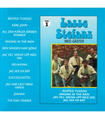 Lasse Stefanz – Med Gäster Vol 1 - CD - BRUGT