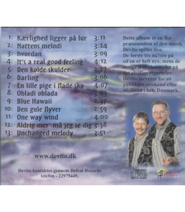 Devito - Nattens melodi - CD - BRUGT