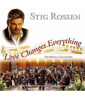 Stig Rossen & DR RadioUnderholdningsOrkestret – Love Changes Everything - The Musical Collection - CD - BRUGT