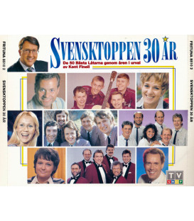 Svensktoppen 30 År - 3 CD - BRUGT