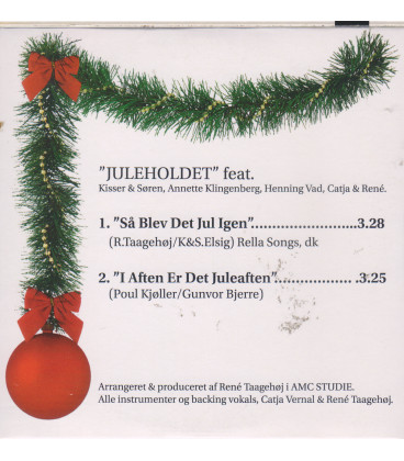Juleholdet - CD - NY - Papcover