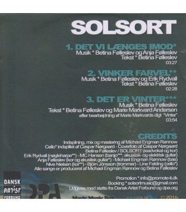 Solsort - CD - NY - I plastcover