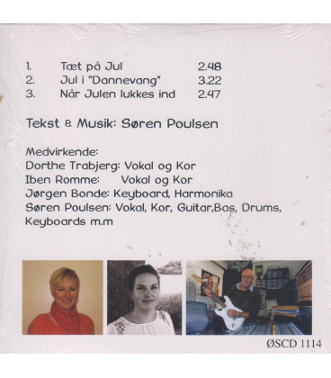 Søren & Øer Sound Band - Tæt på Jul - CD - NY - Papcover