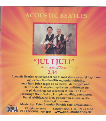 ACOUSTIC BEETLES - Jul i Juli - CD - NY - I plast