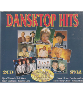 Dansktop Hits - Den store party collection - 2 CD - BRUGT