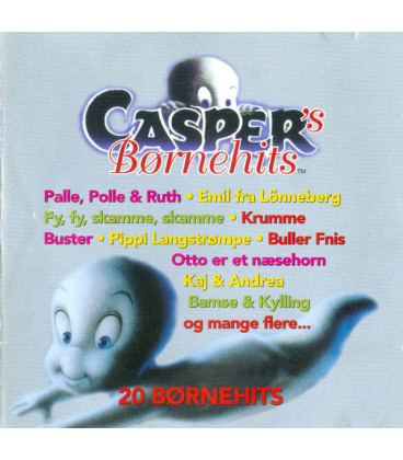 Casper's Børnehits (20 Børnehits) - CD - BRUGT
