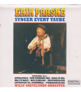 Erik Paaske – Synger Evert Taube - CD - BRUGT