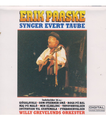 Erik Paaske – Synger Evert Taube - CD - BRUGT