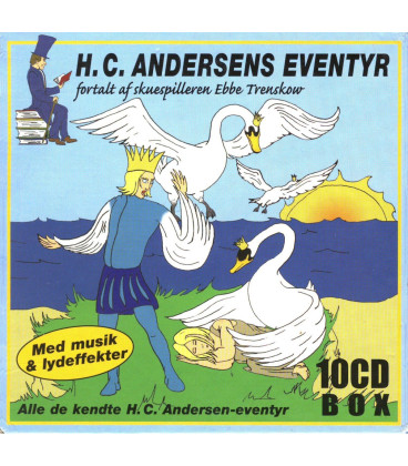 H.C. ANDERSENS EVENTYR FORTALT AF EBBE TRENSKOW - 10 CD - BRUGT