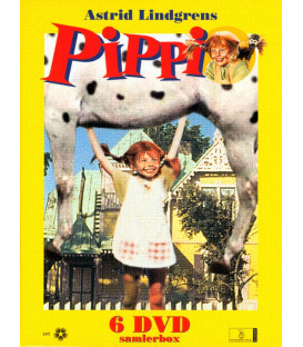 Pippi DVD samlerbox - 6 DVD - BRUGT