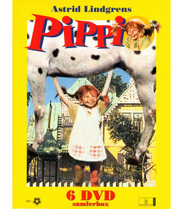 Pippi DVD samlerbox - 6 DVD - BRUGT