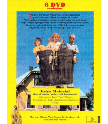 Pippi DVD samlerbox - 6 DVD - BRUGT