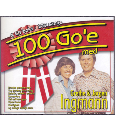 Grethe & Jørgen Ingmann – 100 Go'e Med Grethe & Jørgen Ingmann - 4 CD - BRUGT
