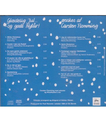 Carsten Flemming - Glædelig Jul Og Godt Nytår Ønskes Du Af Carsten Flemming - CD - BRUGT